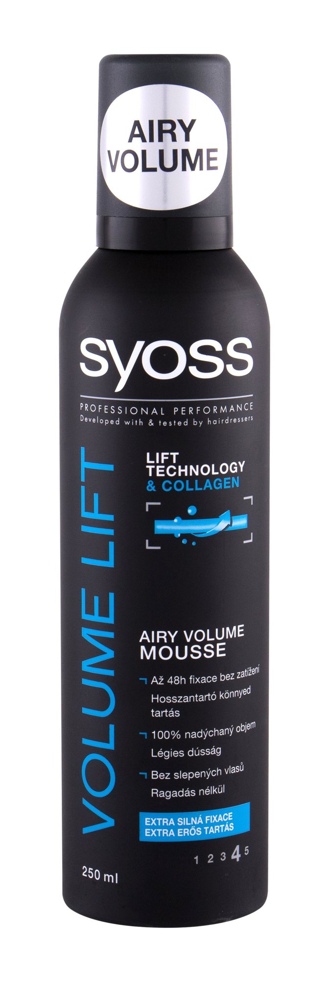 Syoss Professional Performance Volume Lift Mousse 250ml plaukų putos