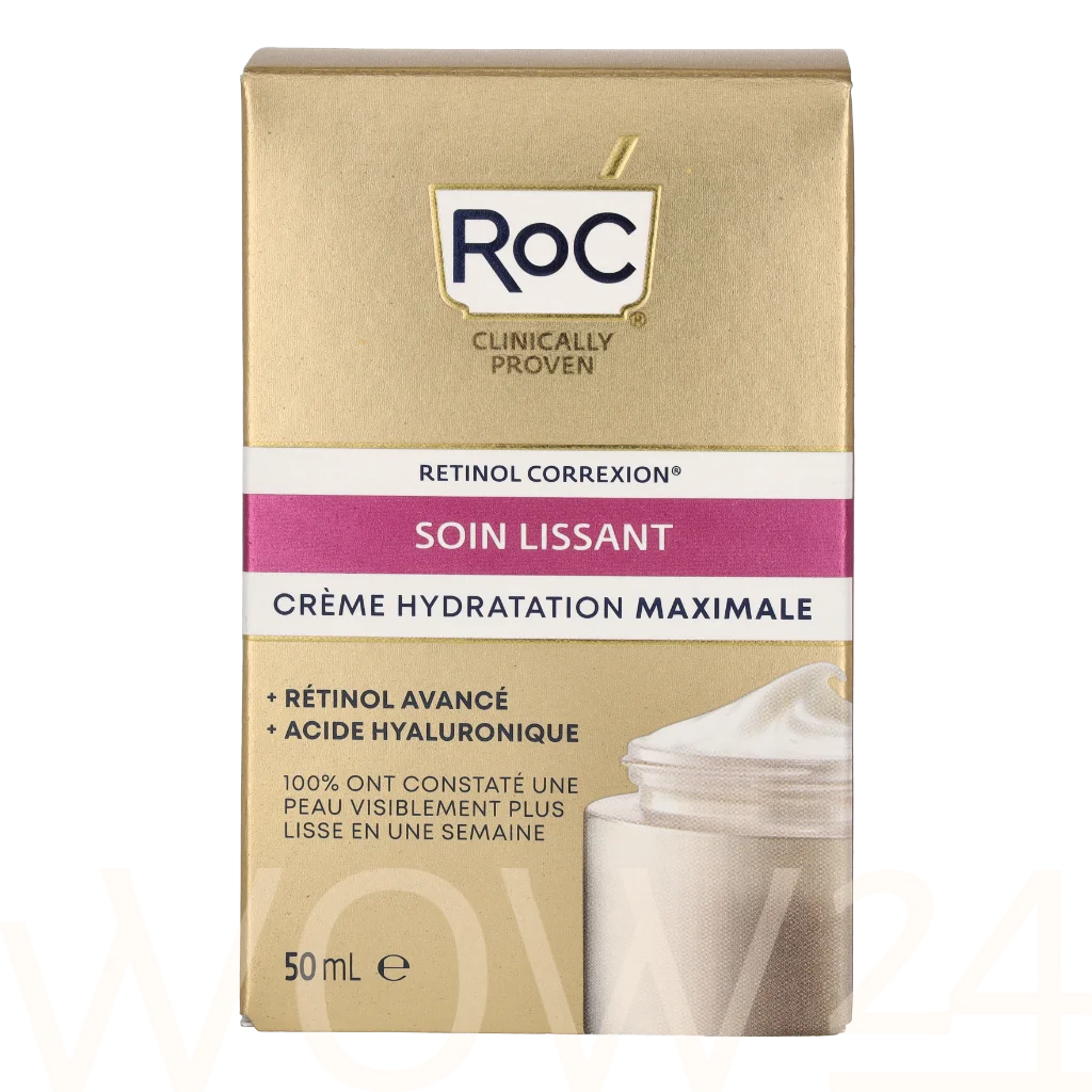 RoC Retinol Correxion Line Smoothing Max Hydration Cream 50ml dieninis kremas