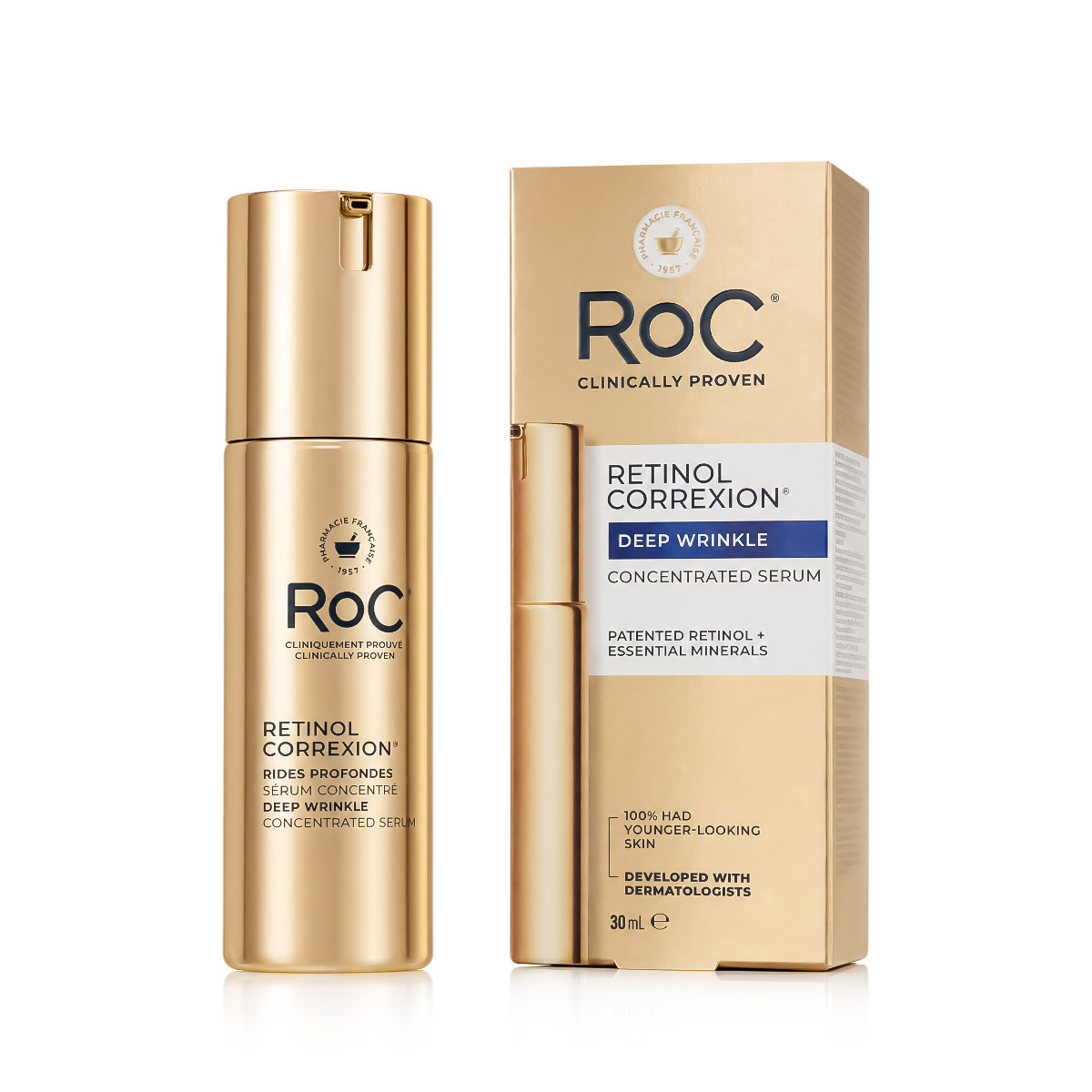 RoC Retinol Correxion Deep Wrinkle Serum 30ml Veido serumas