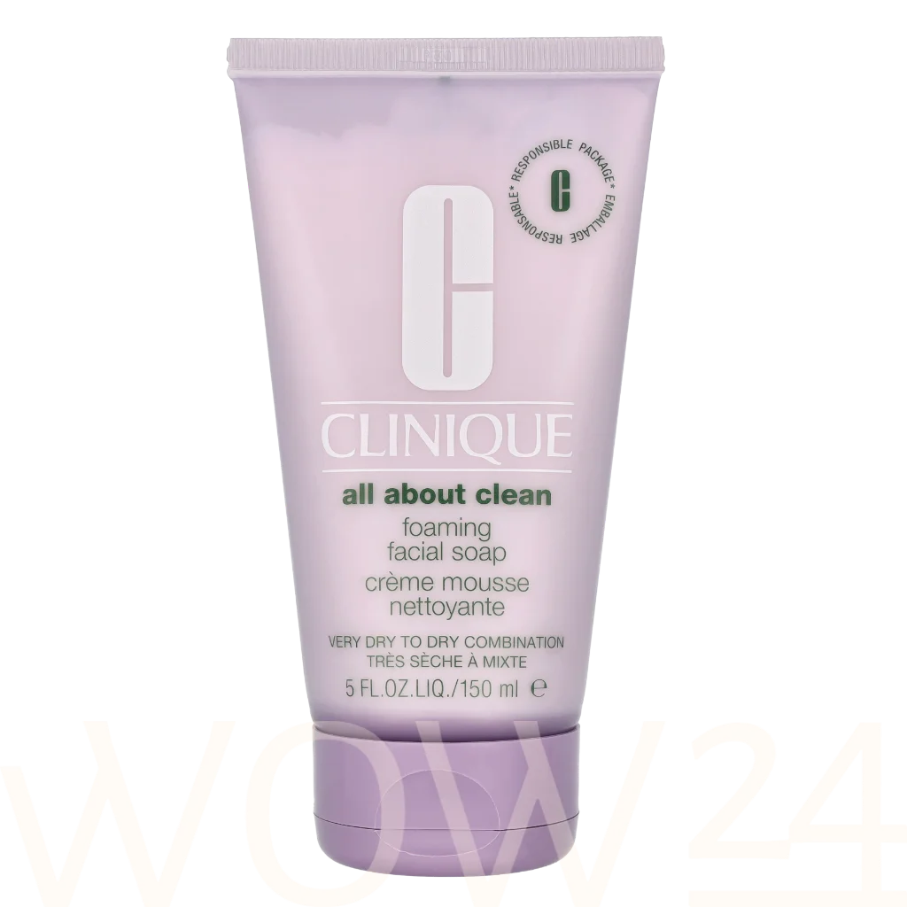 Clinique All About Clean Foaming Facial Soap 150ml veido muilas