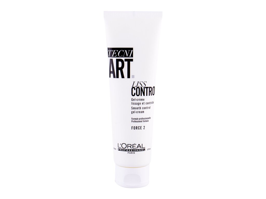 L'Oreal L'Oreal Tecni.Art Liss Control Gel-Creme 150 ml plaukų želė L'Oreal L'Oreal Tecni.Art Liss Control Gel-Creme 150 ml plaukų želė