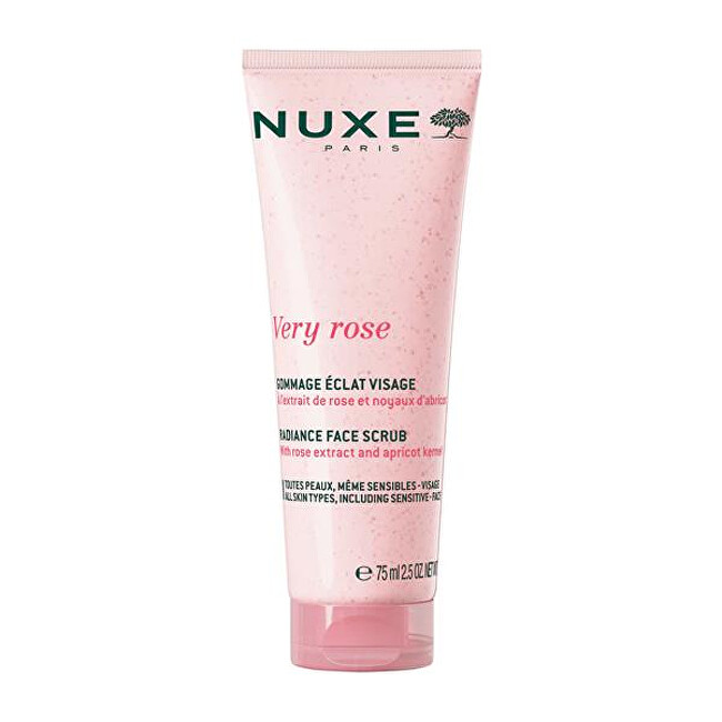 Nuxe Very Rose Radiance Face Scrub 75ml pilingas