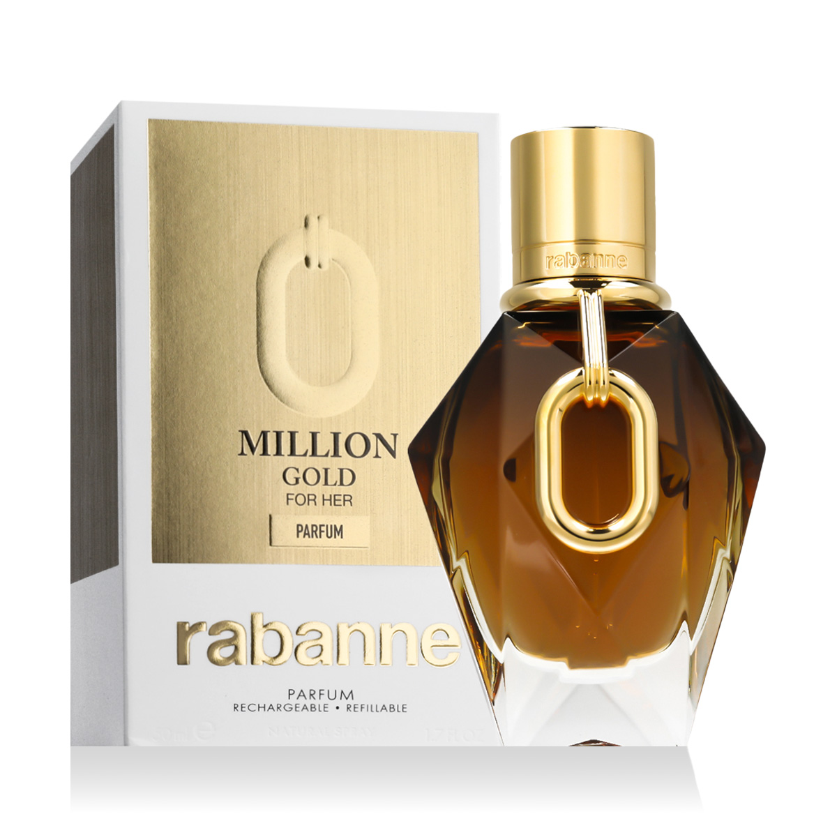 Paco Rabanne Million Gold For Her Refillable Parfum 50ml parfumo esencija