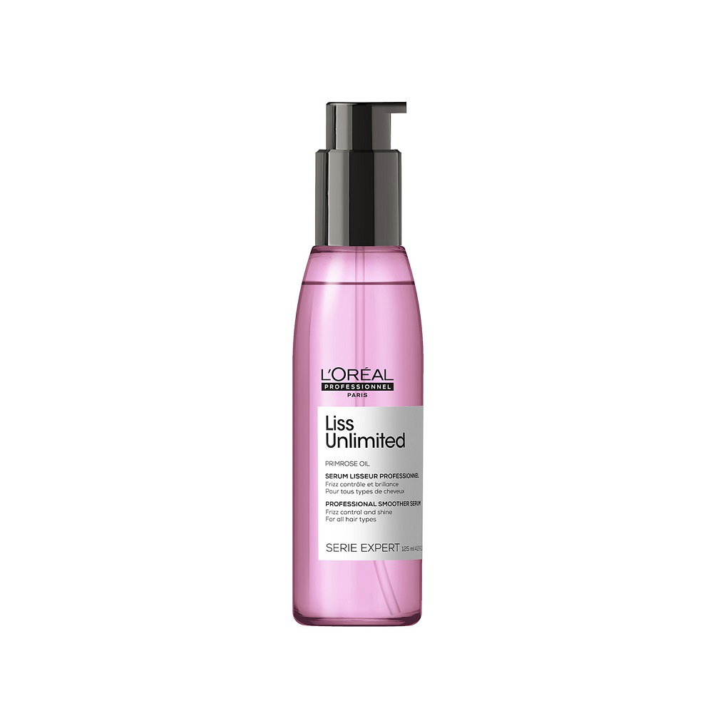 L'Oreal L'Oreal Serie Expert Liss Unlimited Prof. Smoother Serum 125 ml plaukų serumas L'Oreal L'Oreal Serie Expert Liss Unlimited Prof. Smoother Serum 125 ml plaukų serumas