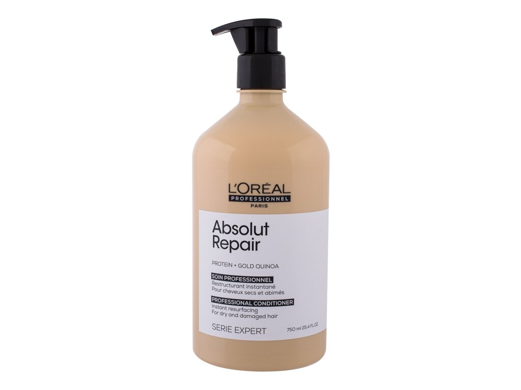 L'Oreal L'Oreal Serie Expert Absolut Repair Gold Quinoa Conditioner 750 ml kondicionierius L'Oreal L'Oreal Serie Expert Absolut Repair Gold Quinoa Conditioner 750 ml kondicionierius