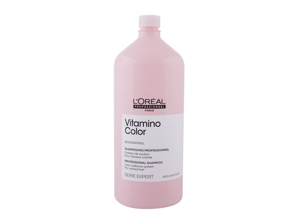L'Oreal L'Oreal Serie Expert Vitamino Color Shampoo 1500 ml šampūnas L'Oreal L'Oreal Serie Expert Vitamino Color Shampoo 1500 ml šampūnas