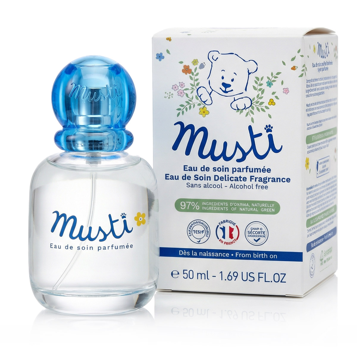 Mustela Musti 50ml Kvepalai Vaikams Eau de Soin