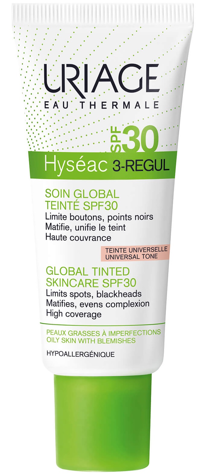 Uriage Hys&eacute;ac 3-Regul Global Tinted Skincare 40ml dieninis kremas