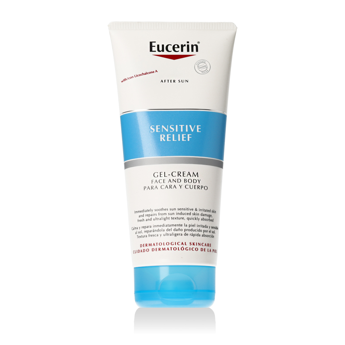 Eucerin After Sun Sensitive Relief Gel-Cream 200ml priemonė po deginimosi