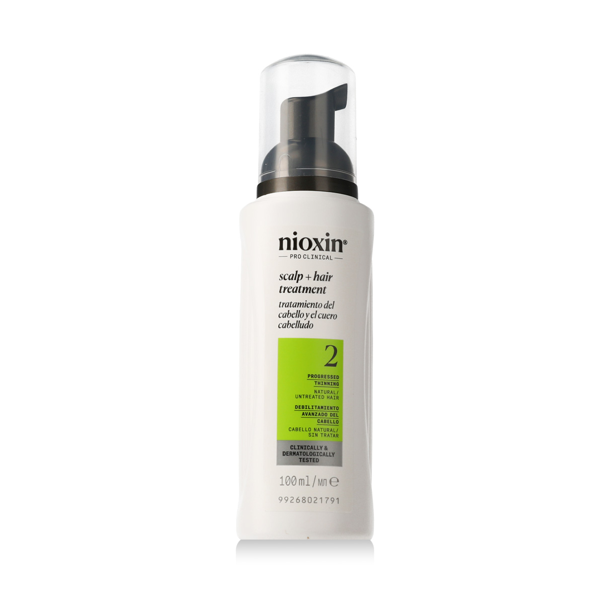 Nioxin System 2 Scalp Care + Hair Thickening Treatment 100ml paliekama priemonė plaukams