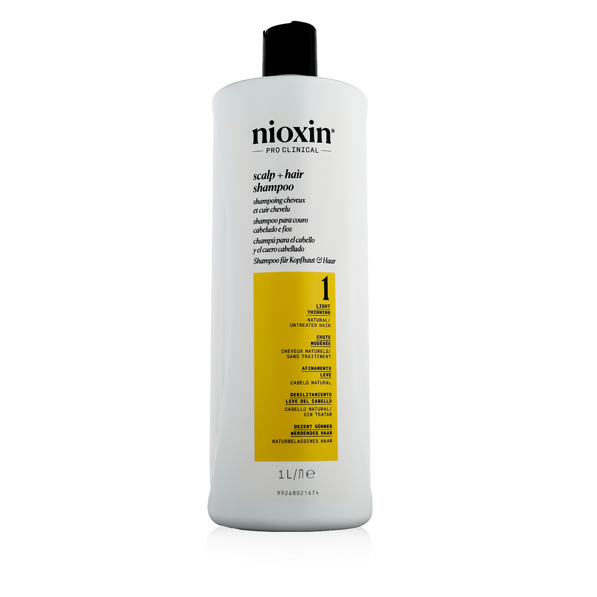 Nioxin System 1 Scalp + Hair Shampoo 1000ml &scaron;ampūnas