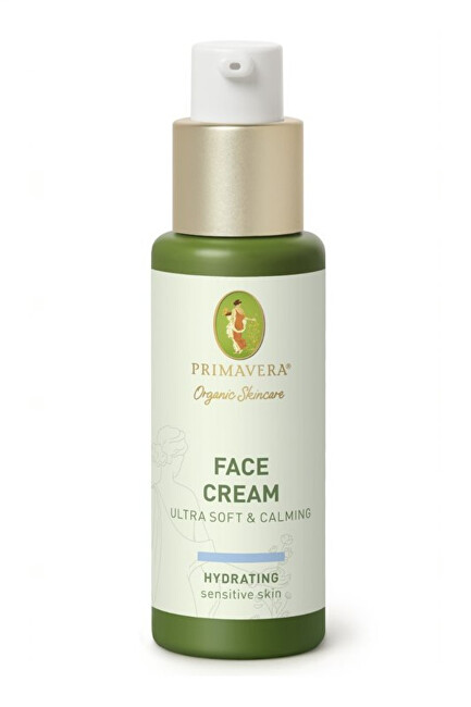 Primavera Face cream for normal and sensitive skin Ultra soft & Calm (Face Cream) 30 ml 30ml vietinės priežiūros priemonė