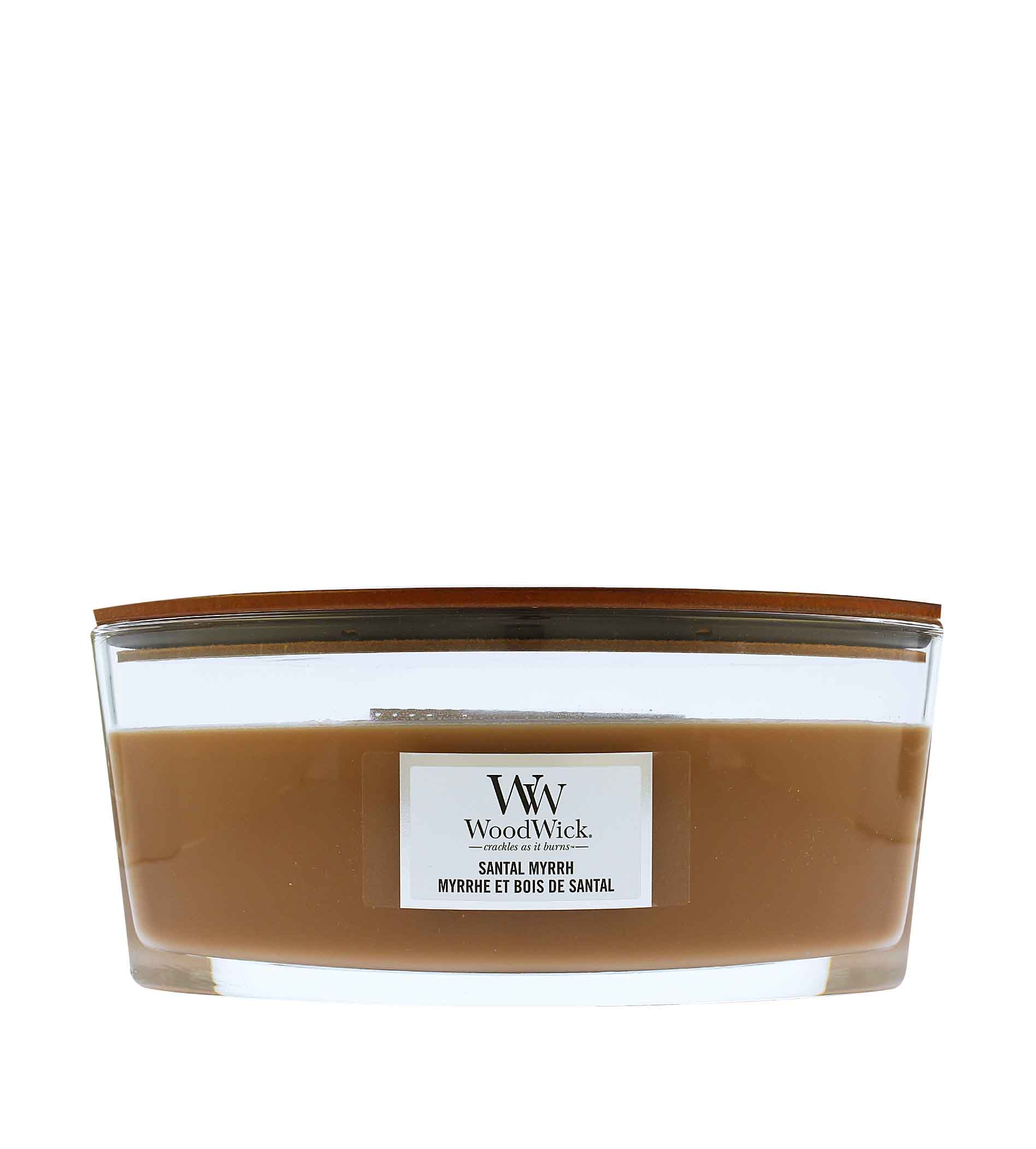 WoodWick Santal Myrrh 453,6g kvepianti žvakė