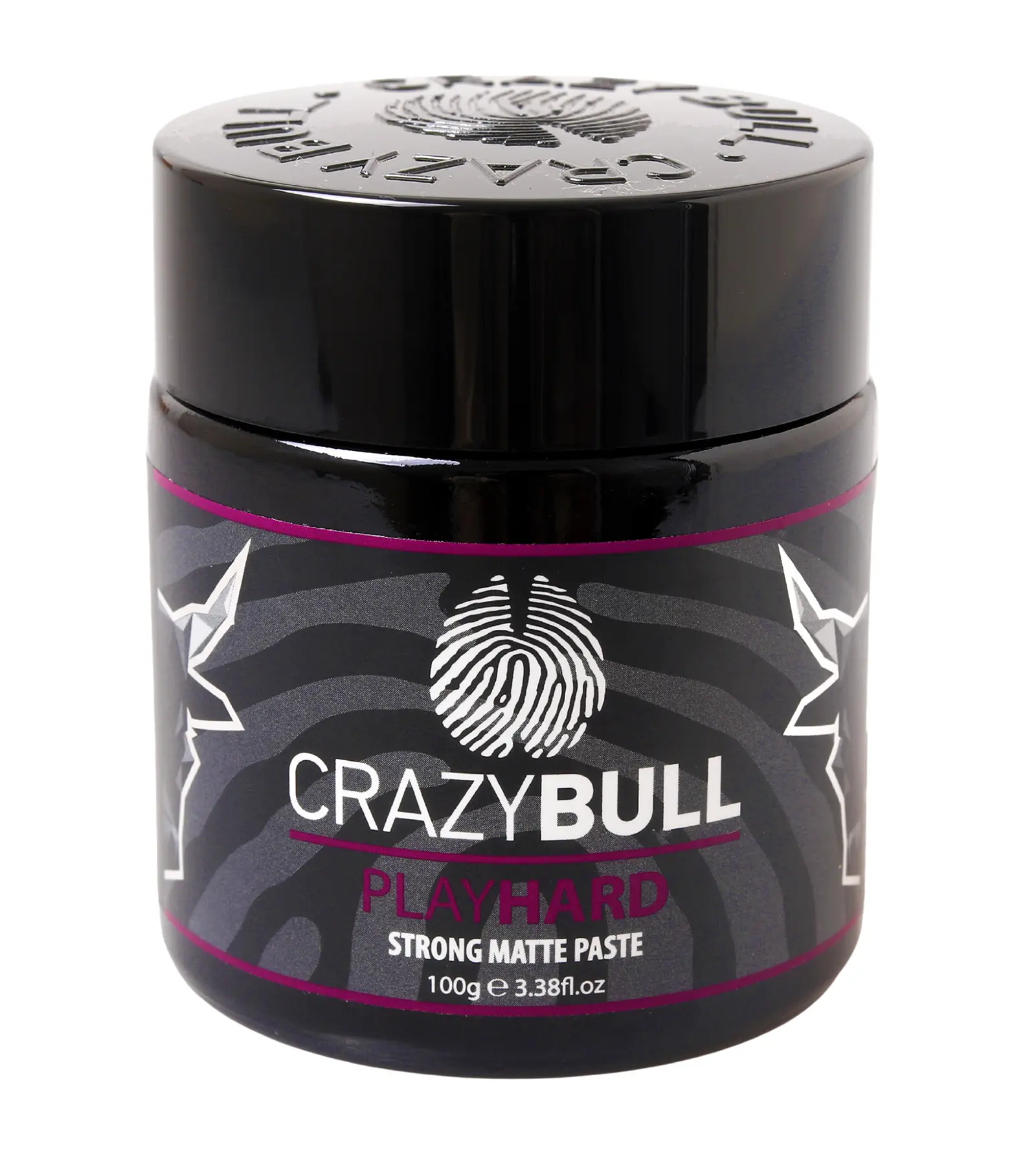 Crazy Bull Play Hard Strong Matte Paste 100g plaukų kremas