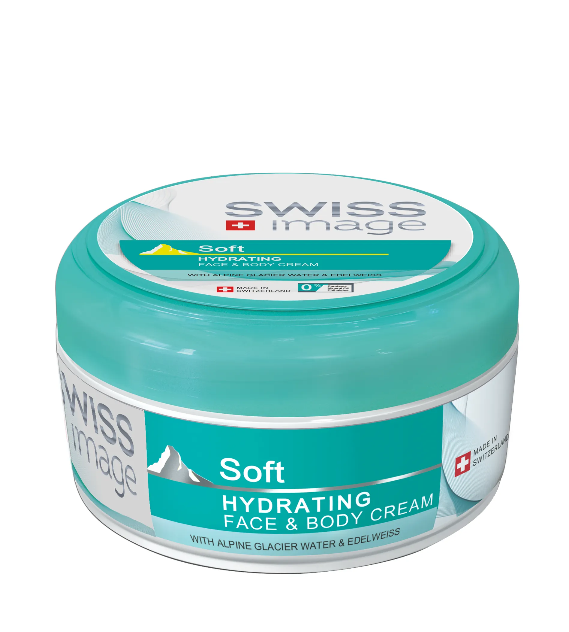 Swiss Image Soft Hydrating Face & Body Cream 200ml kūno kremas