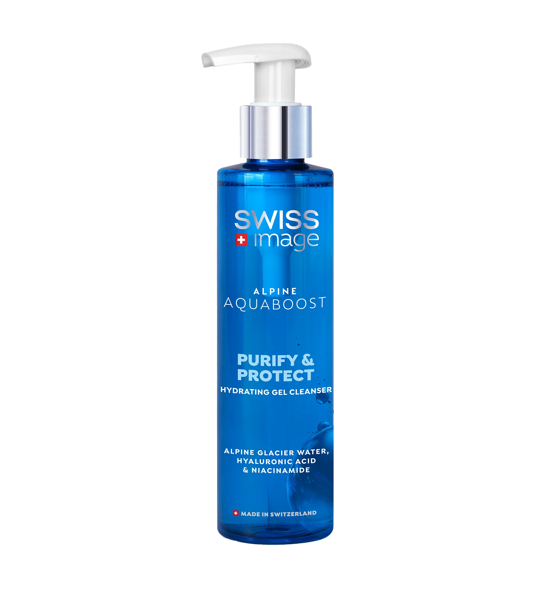 Swiss Image Alpine Aquaboost Purify & Protect Hydrating Gel Cleanser 200ml veido gelis