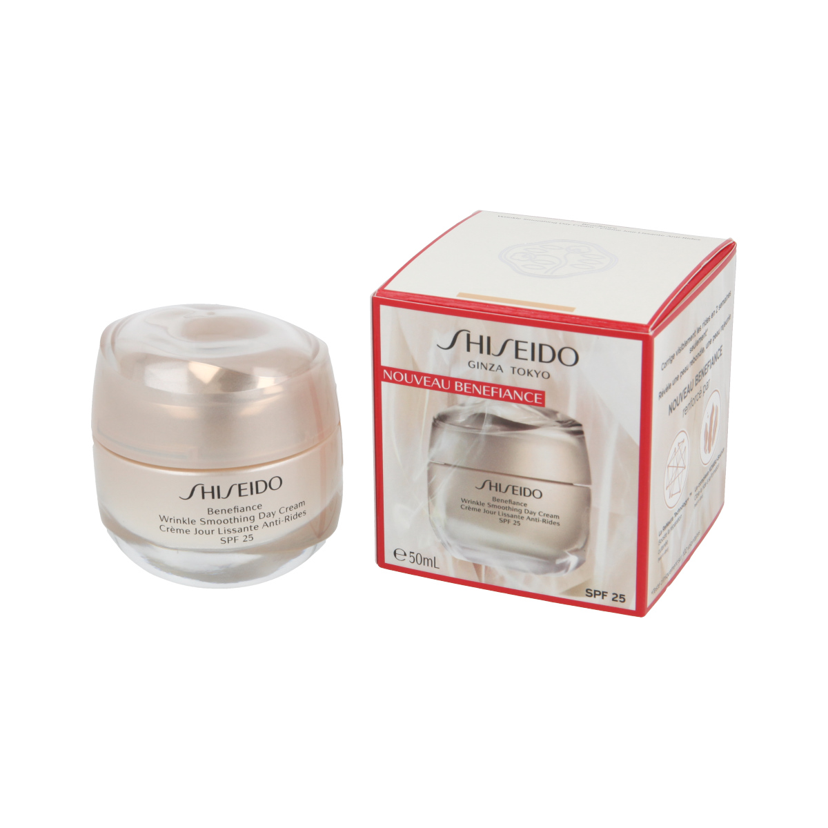 Shiseido Benefiance Wrinkle Smoothing Day Cream Spf25 50ml dieninis kremas