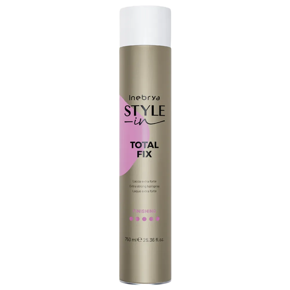 Inebrya Style-In Total Fix 750ml plaukų lakas