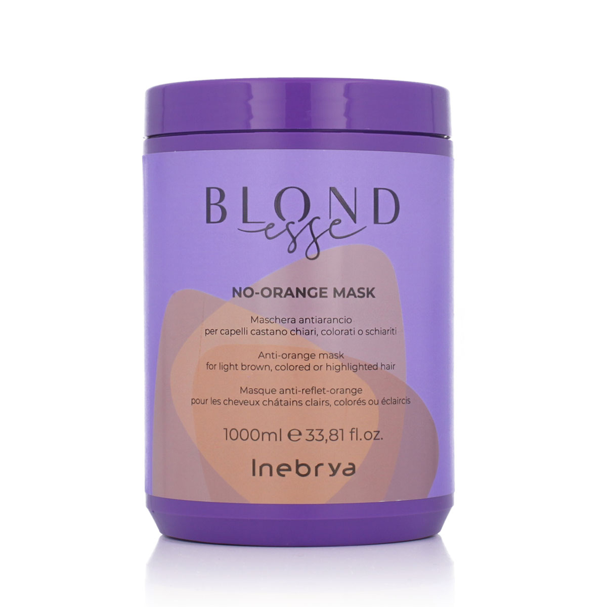Inebrya BLONDesse No-Orange Mask 1000ml plaukų kaukė