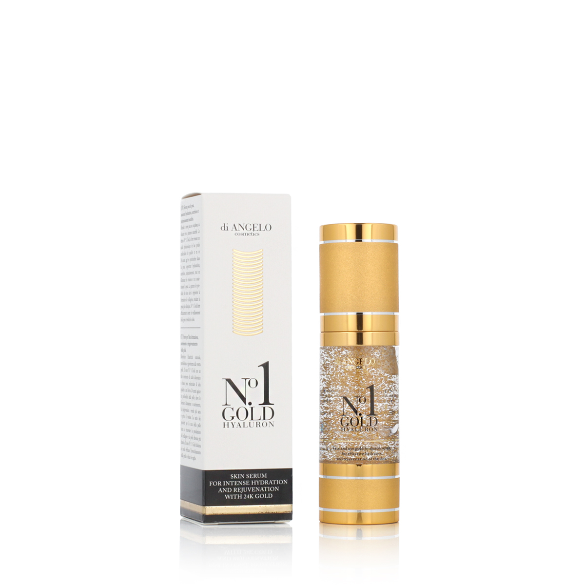 Di Angelo Cosmetics No.1 Gold Hyaluron Face and Eye Serum 30ml Veido serumas
