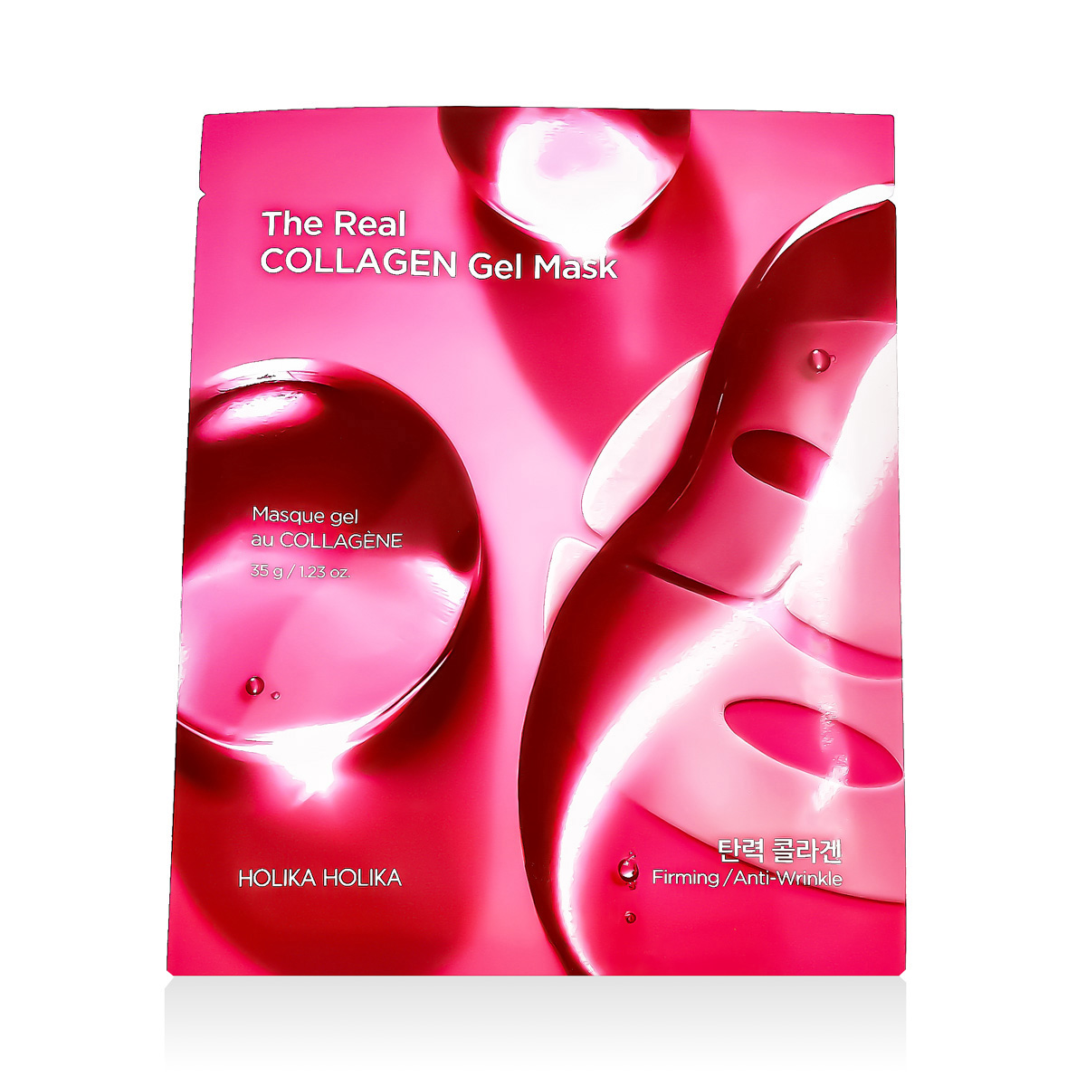 Holika Holika The Real Collagen Gel Mask 35g Veido kaukė