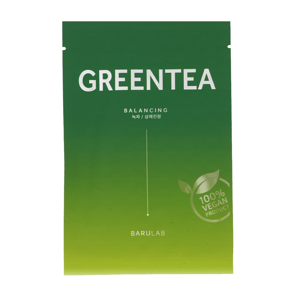 Barulab Green Tea Balancing Face Mask 23g Veido kaukė