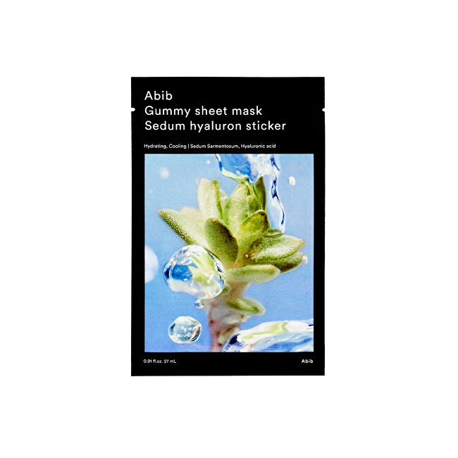 Abib Gummy Sheet Mask Sedum Hyaluron Sticker 27ml Veido kaukė