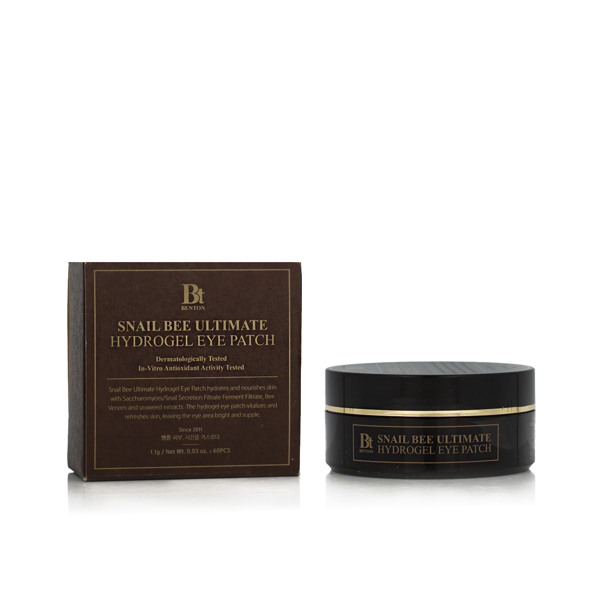 Benton Snail Bee Ultimate Hydrogel Eye Patch 60vnt paakių kaukė