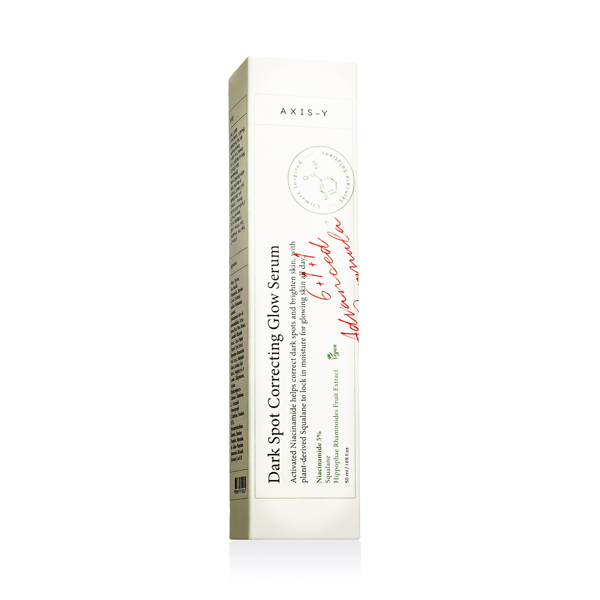 Axis-Y 6+1+1 Dark Spot Correcting Glow Serum 50ml Veido serumas
