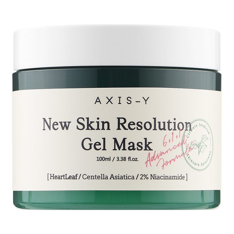 Axis-Y 6+1+1 New Skin Resolution Gel Mask 100ml Veido kaukė