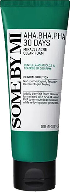 Some By Mi AHA.BHA.PHA 30 Days Miracle Acne Clear Foam 100ml veido putos