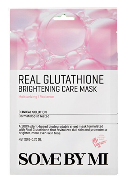 Some By Mi Real Glutathione Brightening Care Mask 20g Veido kaukė