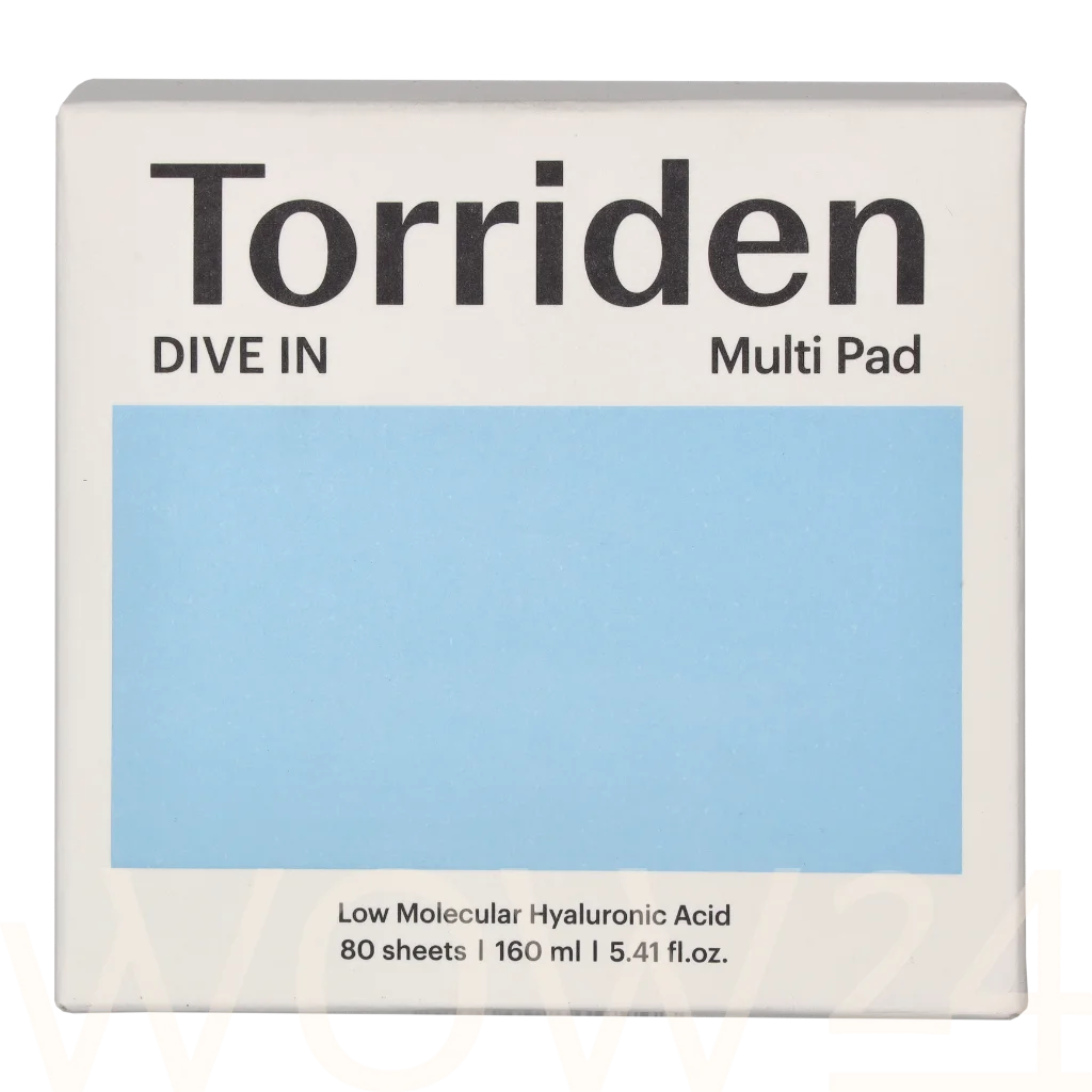 Torriden Dive In Low Molecular Hyaluronic Acid Multi Pad 160ml drėgnos servetėlės