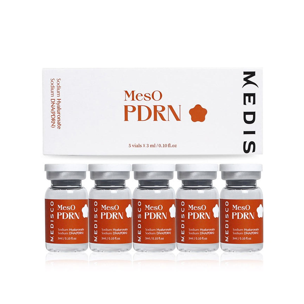 Medisco MesO PDRN For Micro-Needling Mesotherapy System 5x3ml Veido serumas
