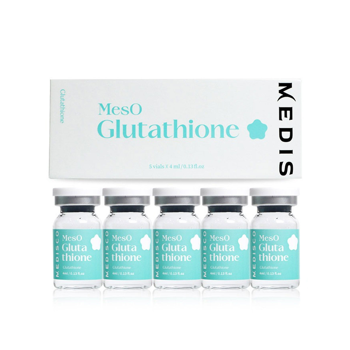 Medisco MesO Glutathione For Micro-Needling Mesotherapy System 5x4ml Veido serumas