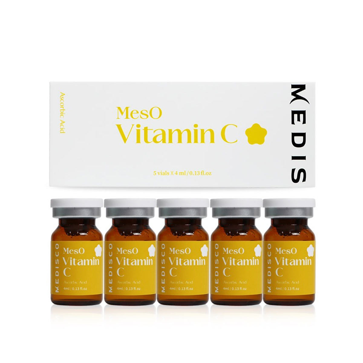 Medisco MesO Vitamin C Serum For Micro-Needling Mesotherapy System 5x4ml Veido serumas