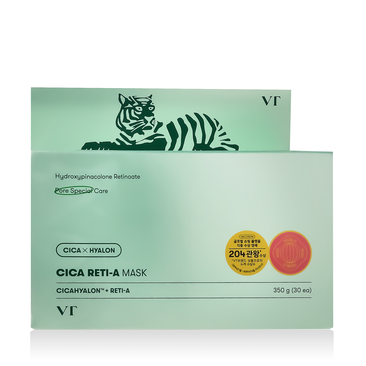 VT Cosmetics Cica Reti-A Mask 30vnt Veido kaukė