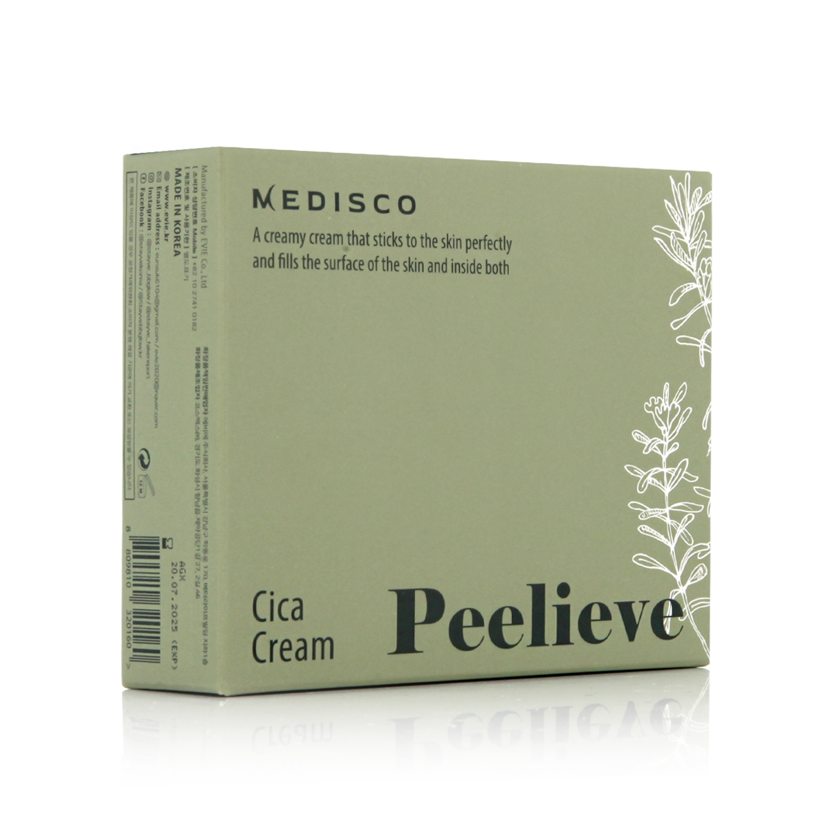 Medisco Peelieve CICA Cream 30x2ml dieninis kremas
