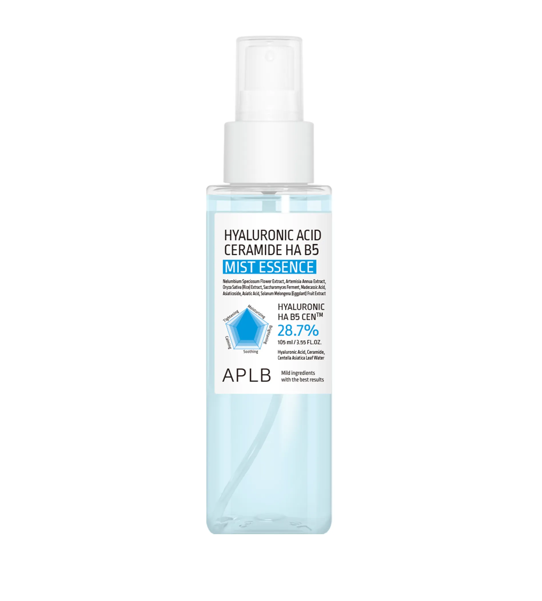 APLB Hyaluronic Acid Ceramide HA B5 Mist Essence 105ml Unisex Face Essence