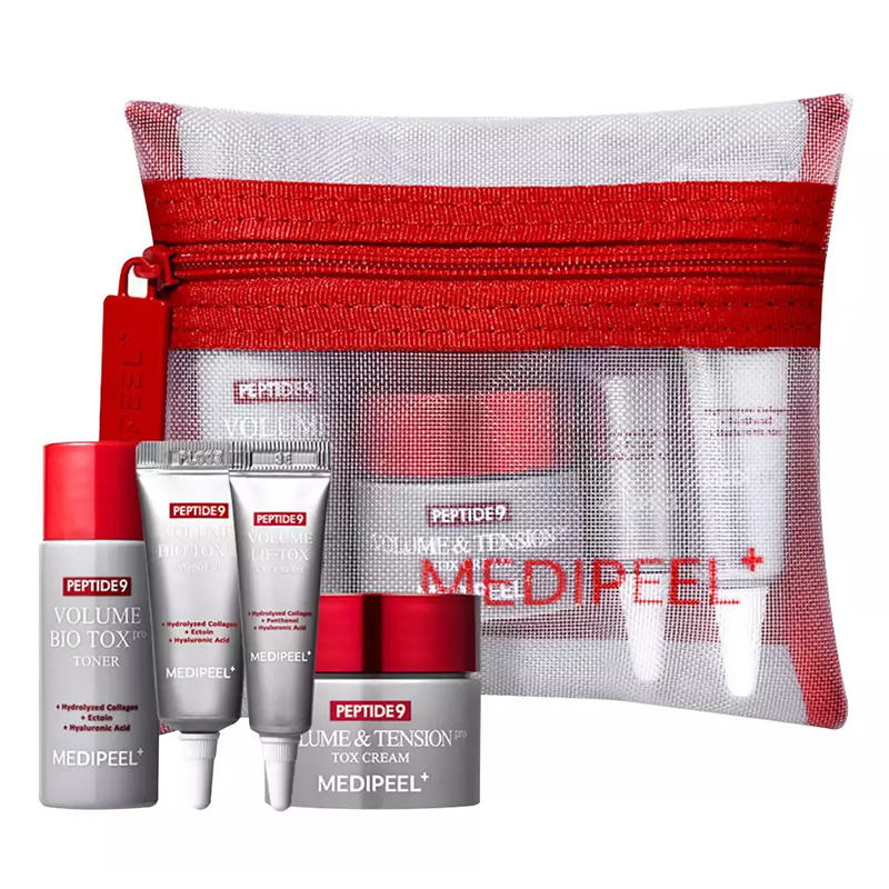 Medi-Peel MEDI-PEEL Peptide 9 Volume Bio Tox Trial Kit (toner 20ml+serum10ml+eye cream 4ml+cream 10ml) Unisex