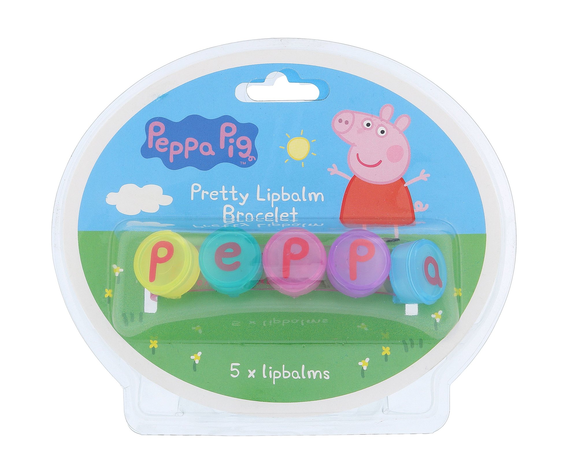 Peppa Pig Peppa Pretty Lipbalm Bracelet 5g lūpų balzamas