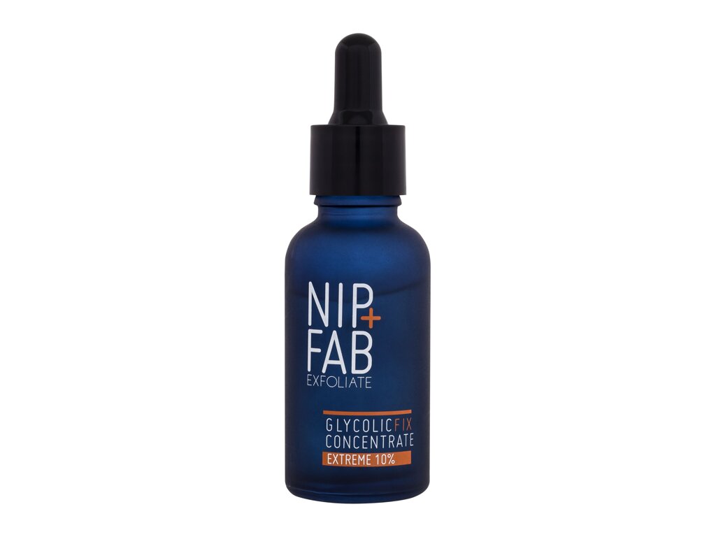 NIP+FAB Exfoliate Glycolic Fix Concentrate Extreme 10% 30ml Veido serumas