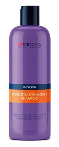 Indola Innova Keratin Straight 300ml šampūnas (Pažeista pakuotė)