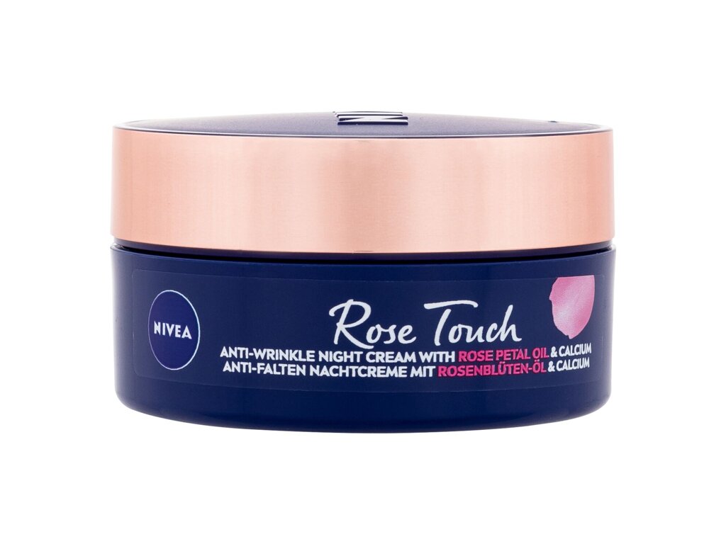Nivea Rose Touch Anti-Wrinkle Night Cream 50ml naktinis kremas