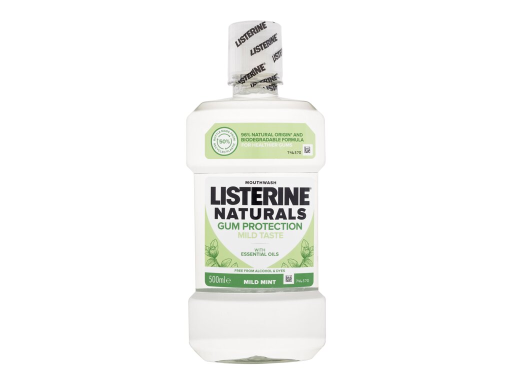 Listerine Naturals Gum Protection Mild Taste Mouthwash 500ml dantų skalavimo skystis