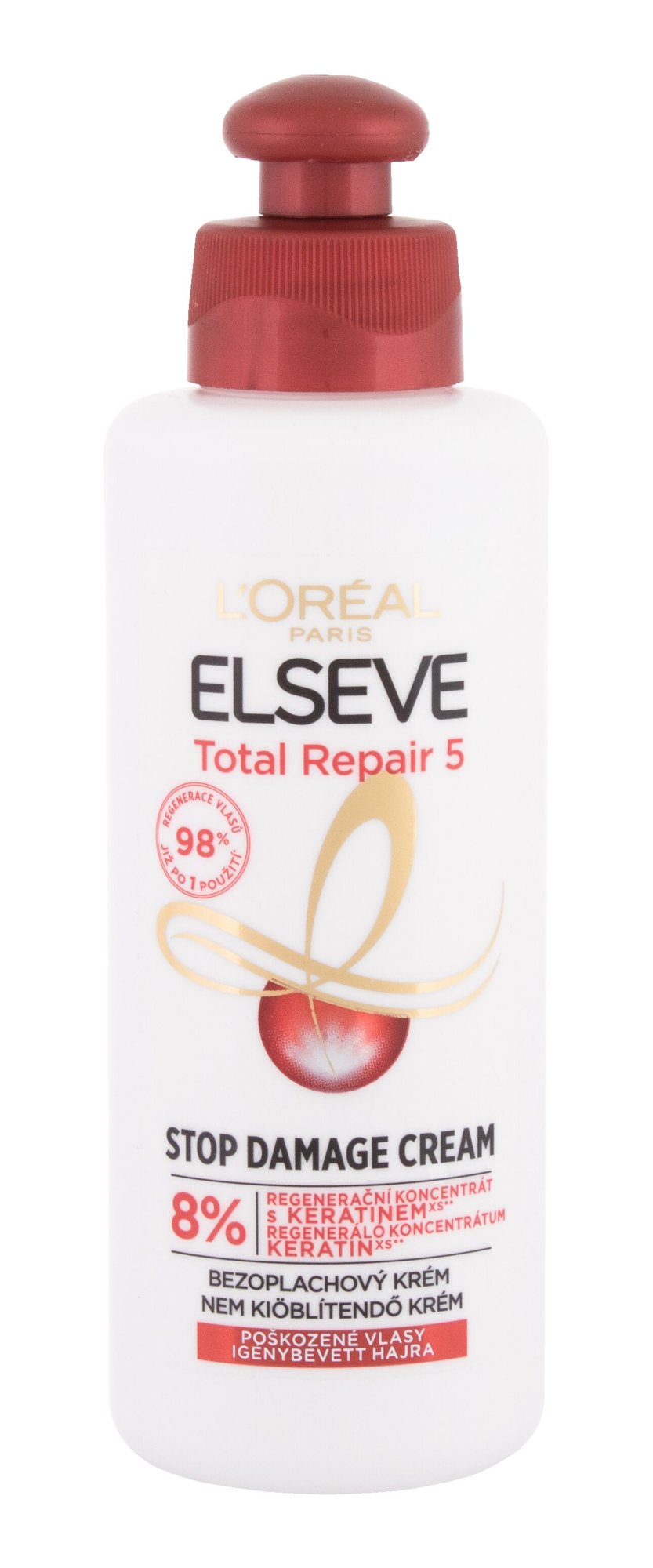 L´Oréal Paris Elseve Total Repair 5 Stop Damage Cream 200ml paliekama priemonė plaukams
