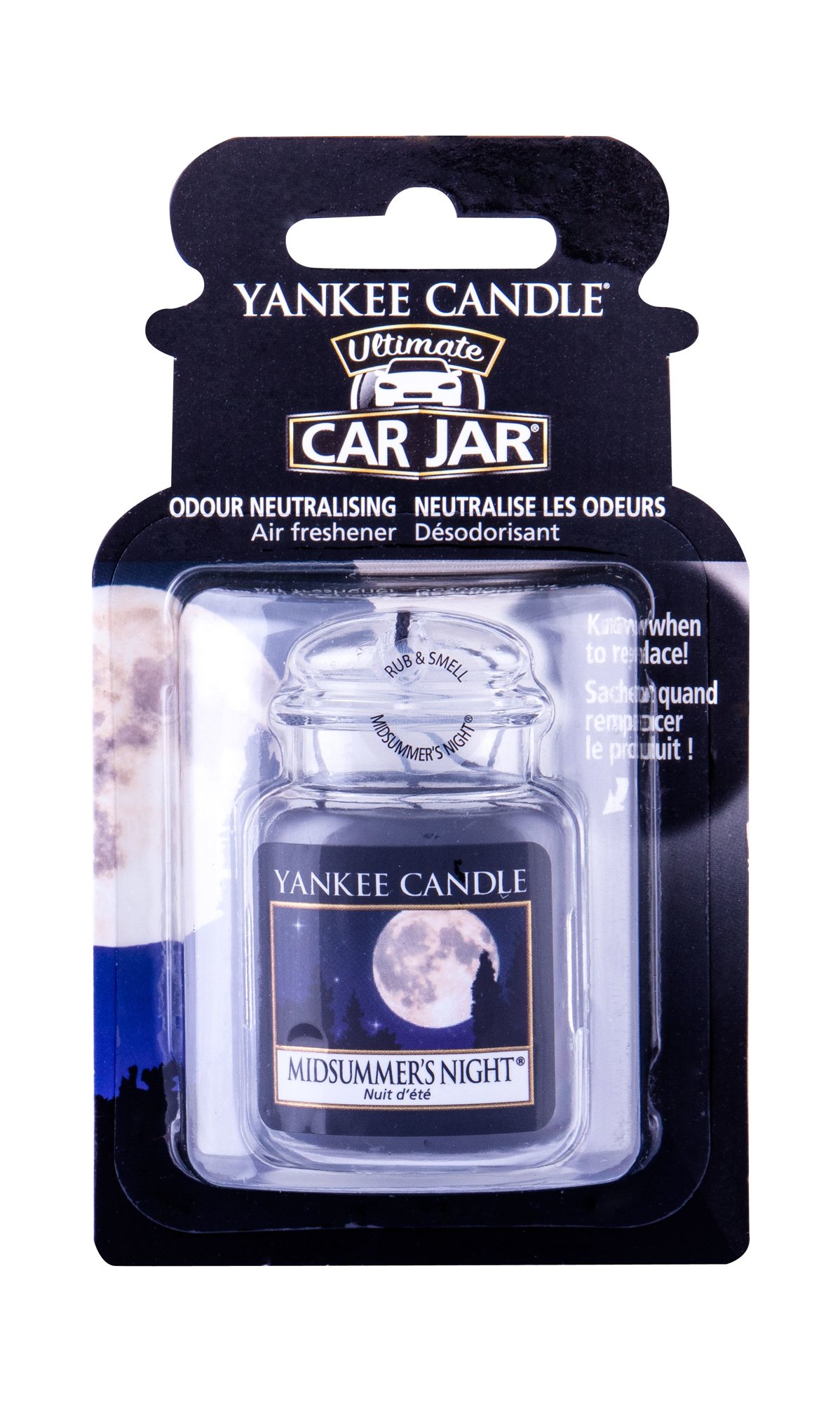 Yankee Candle Midsummer´s Night Car Jar 1vnt Kvepalai Unisex Automobilio gaiviklis