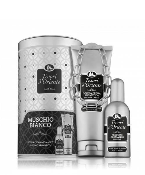 Tesori d´Oriente Muschio Bianco 100ml + 250 ml Shower gel Kvepalai Moterims EDP Rinkinys