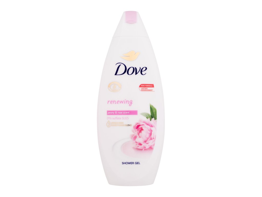 Dove Renewing Peony & Rose Scent Shower Gel 250ml dušo želė