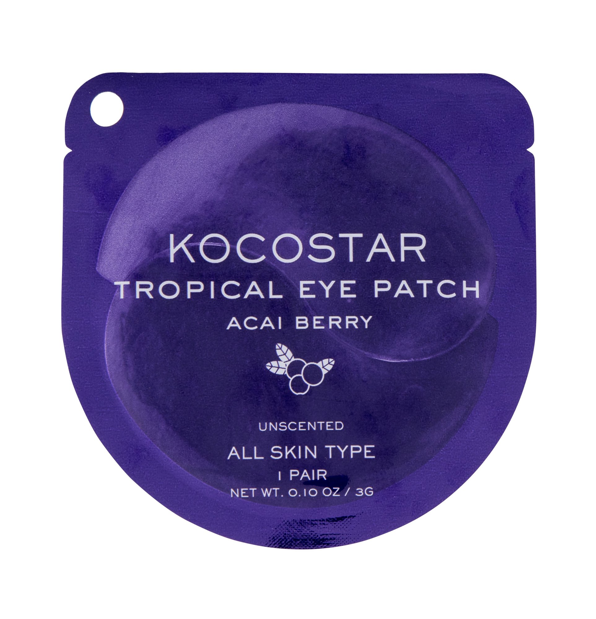 Kocostar Eye Mask Tropical Eye Patch 3g Veido kaukė